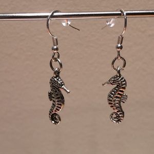 Silver Plated Seahorse Earrings